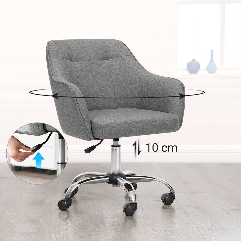Songmics SONGMICS Homeoffice Stuhl höhenverstellbar aus atmungsaktivem Stoff Super Rabatt