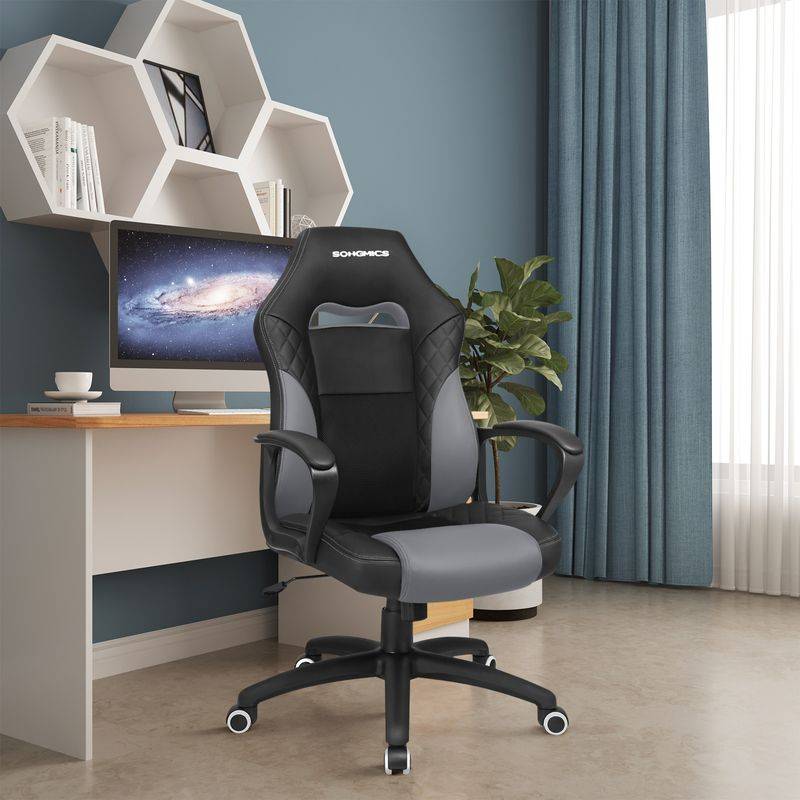 Songmics SONGMICS Ergonomischer Gamingstuhl mit Wippfunktion Fabrikladen
