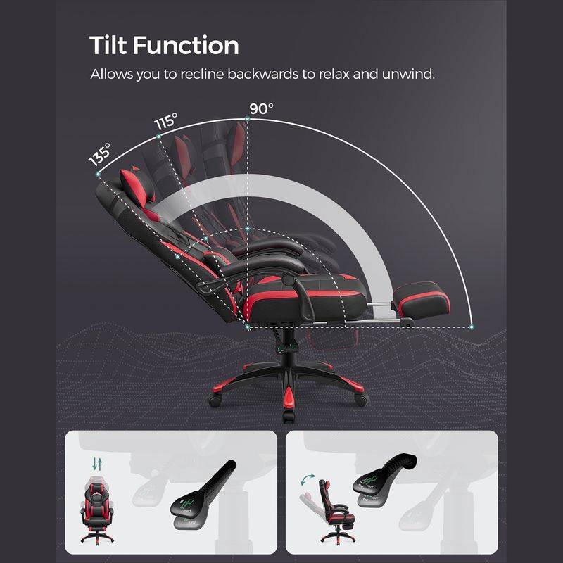 Songmics SONGMICS Ergonomischer Bürostuhl mit Fußstütze 50% Rabatt für begrenzte Zeit