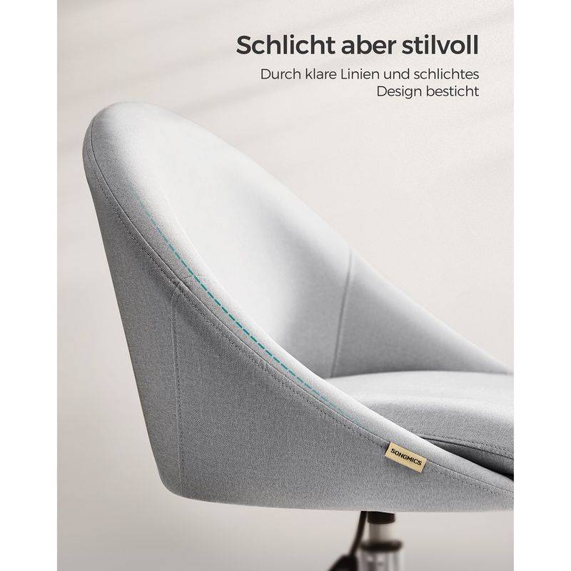 Songmics SONGMICS Homeoffice Stuhl höhenverstellbar mit gepolstertem Kissen Rabatt