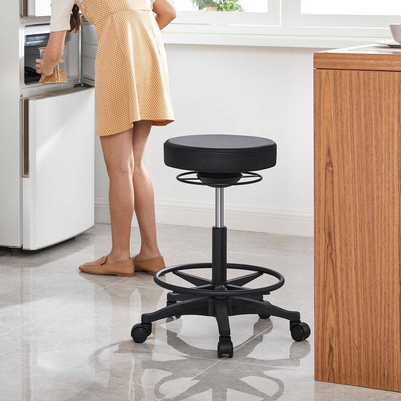 Songmics SONGMICS Bürohocker 59,5-81 cm schwarz Großer Ausverkauf