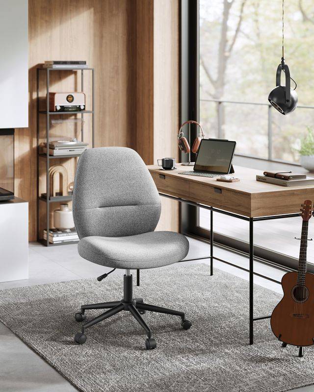 Songmics SONGMICS HOME Schreibtischstuhl mit Sitzfläche und Fußkreuz Exklusivangebot