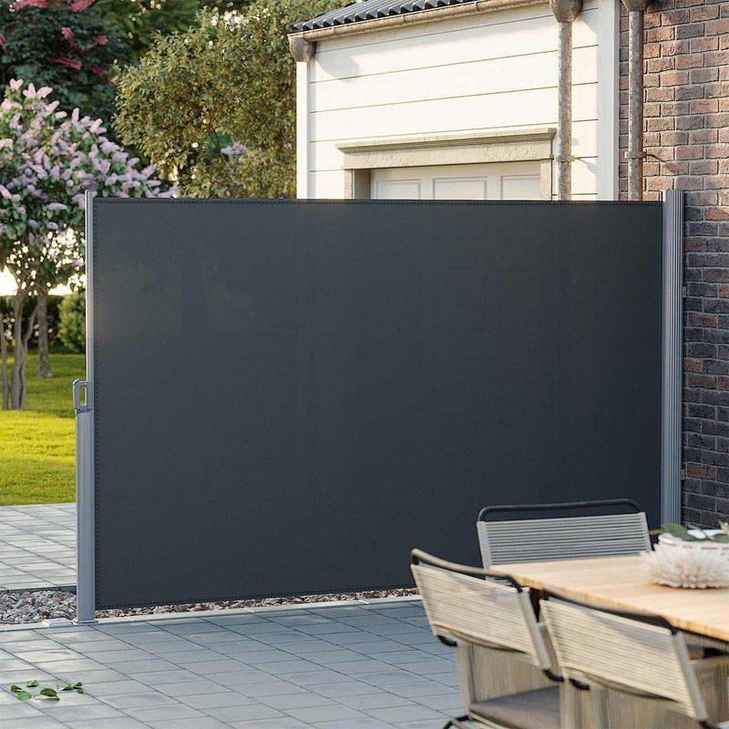 Songmics SONGMICS ausziehbare Seitenmarkise für Garten Outlet