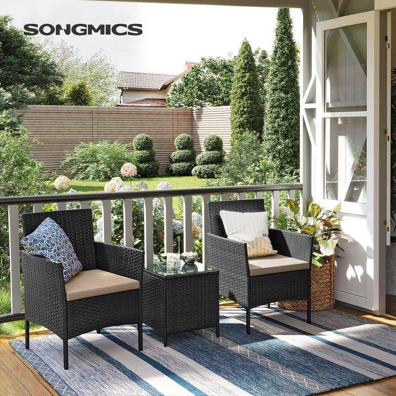 Songmics SONGMICS Gartenmöbel-Set aus PE-Polyrattan Großer Ausverkauf