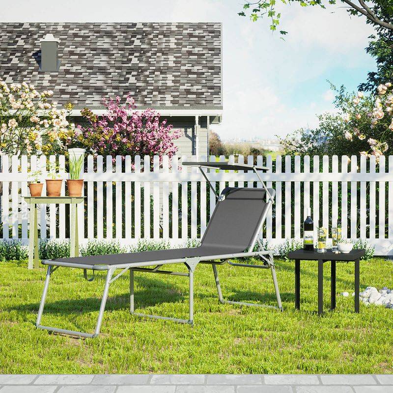 Songmics SONGMICS Sonnenliege mit verstellbarer Rückenlehne Begrenztes Angebot