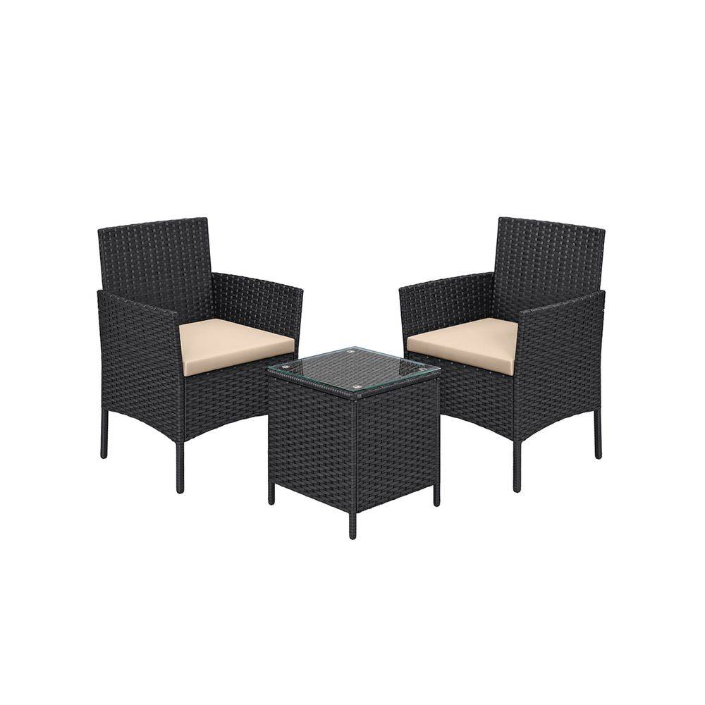 Songmics SONGMICS Gartenmöbel-Set aus PE-Polyrattan Black Friday