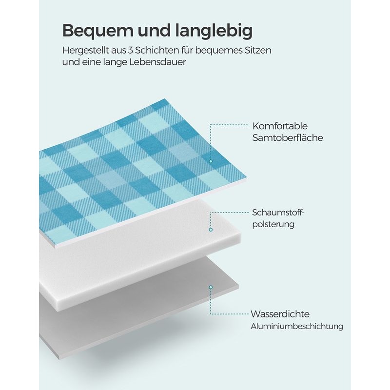 Songmics SONGMICS Picknickdecke mit 4 Erdankern wasserdicht faltbar Blitzangebot