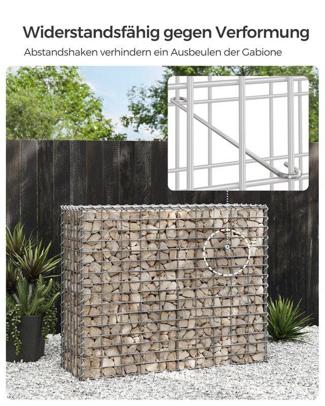Songmics SONGMICS Steingabione aus Metallgitter Saisonale Angebote