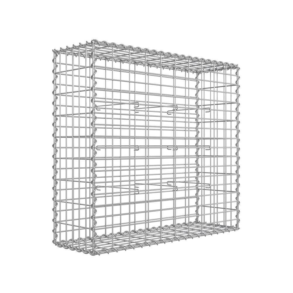 Songmics SONGMICS Gabionenkörbe verzinkt mit 5 x 10 cm Maschenweite