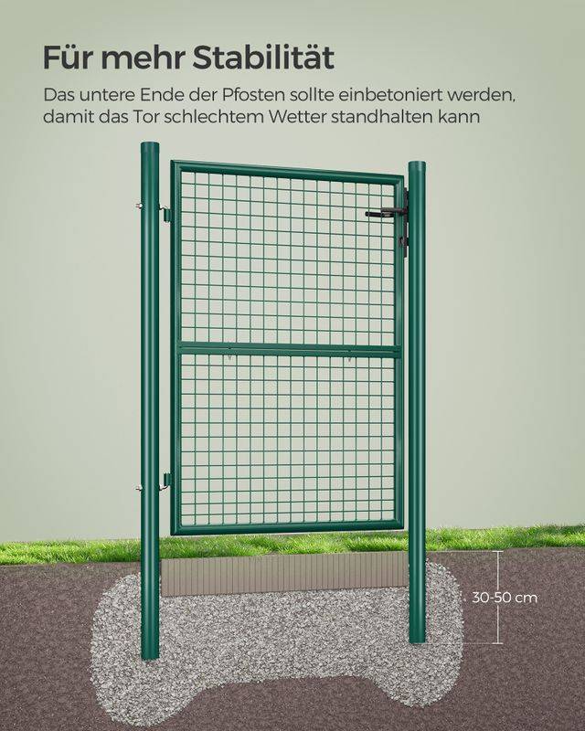 Songmics SONGMICS Gartentor aus verzinktem Stahl Sonderangebote
