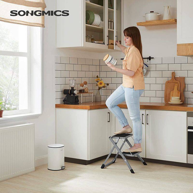 Songmics SONGMICS Trittleiter mit 2 Stufen Neueste Stile
