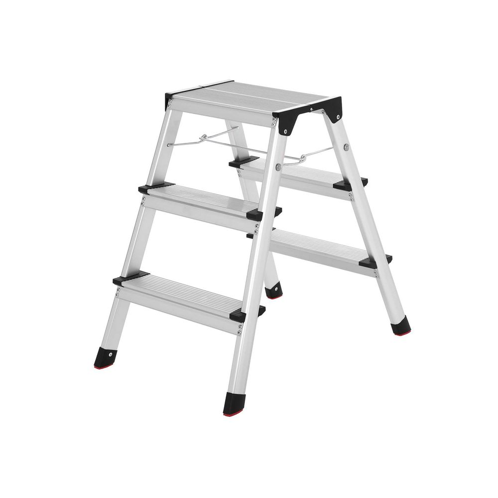 Songmics SONGMICS Aluminiumleiter mit 3 Stufen