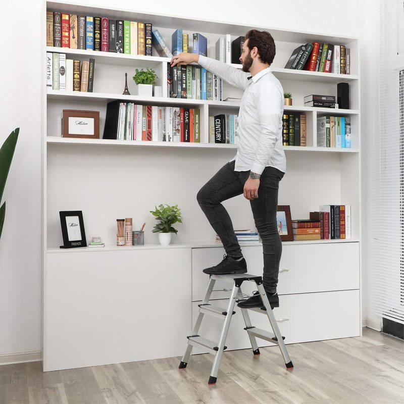 Songmics SONGMICS Aluminiumleiter mit 3 Stufen Bis zu 60% Rabatt