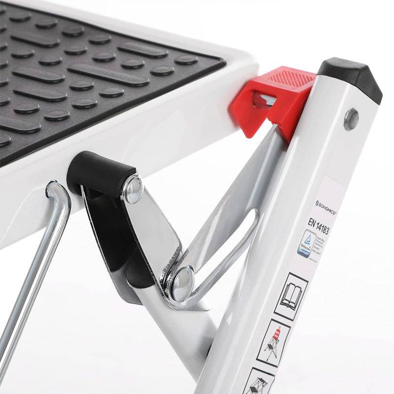 Songmics SONGMICS Leiter aus Stahl mit 2 Stufen Sonderangebot der Fabrik