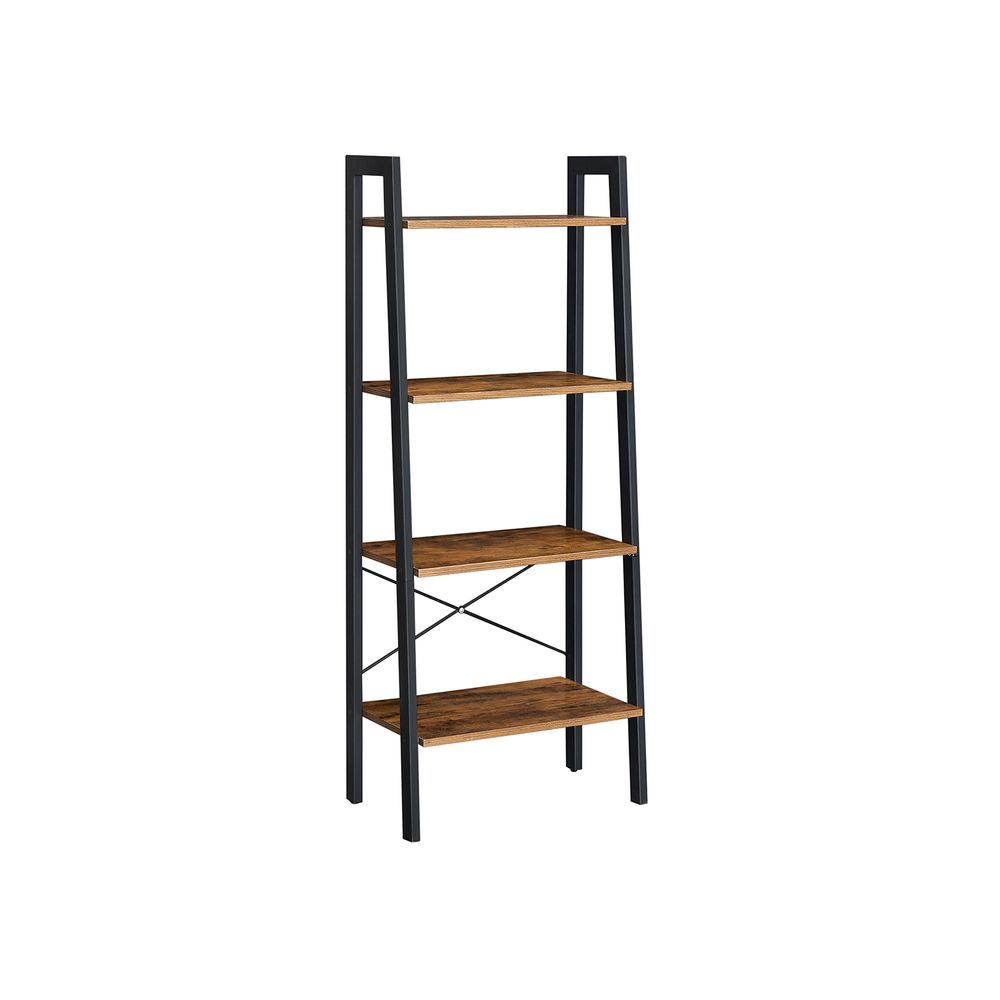 Songmics VASAGLE Industrie-Design Leiterregal 4 Ablagen