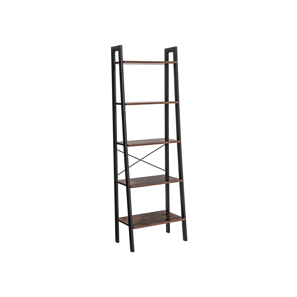 Songmics VASAGLE Industrie-Design Leiterregal 5 Ablagen
