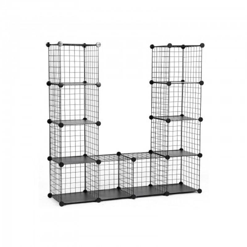 Songmics SONGMICS Steckregal aus Drahtgitter mit 12 Fächern Sonderangebot