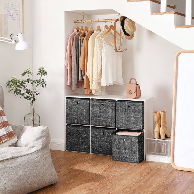 Songmics SONGMICS Aufbewahrungsbox 6er Set aus Vliesstoff mit Griff Begrenztes Angebot