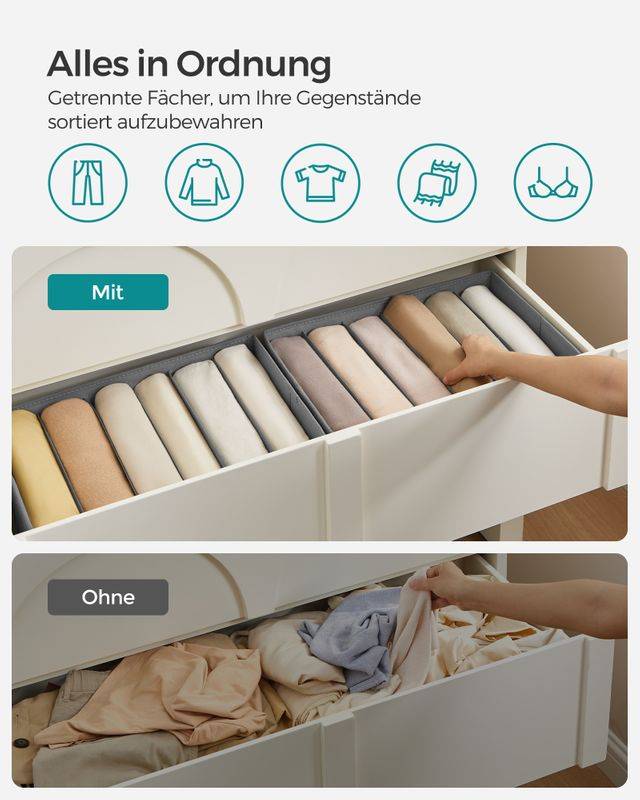 Songmics SONGMICS Kleiderschrank-Organizer faltbar für Hosen Neueste Mode