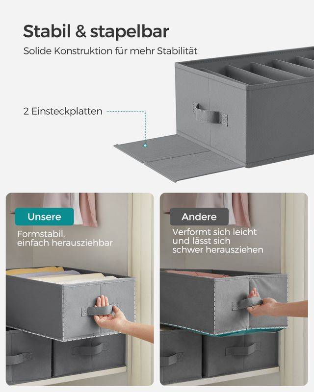 Songmics SONGMICS Kleiderschrank-Organizer faltbar für Hosen Neueste Mode