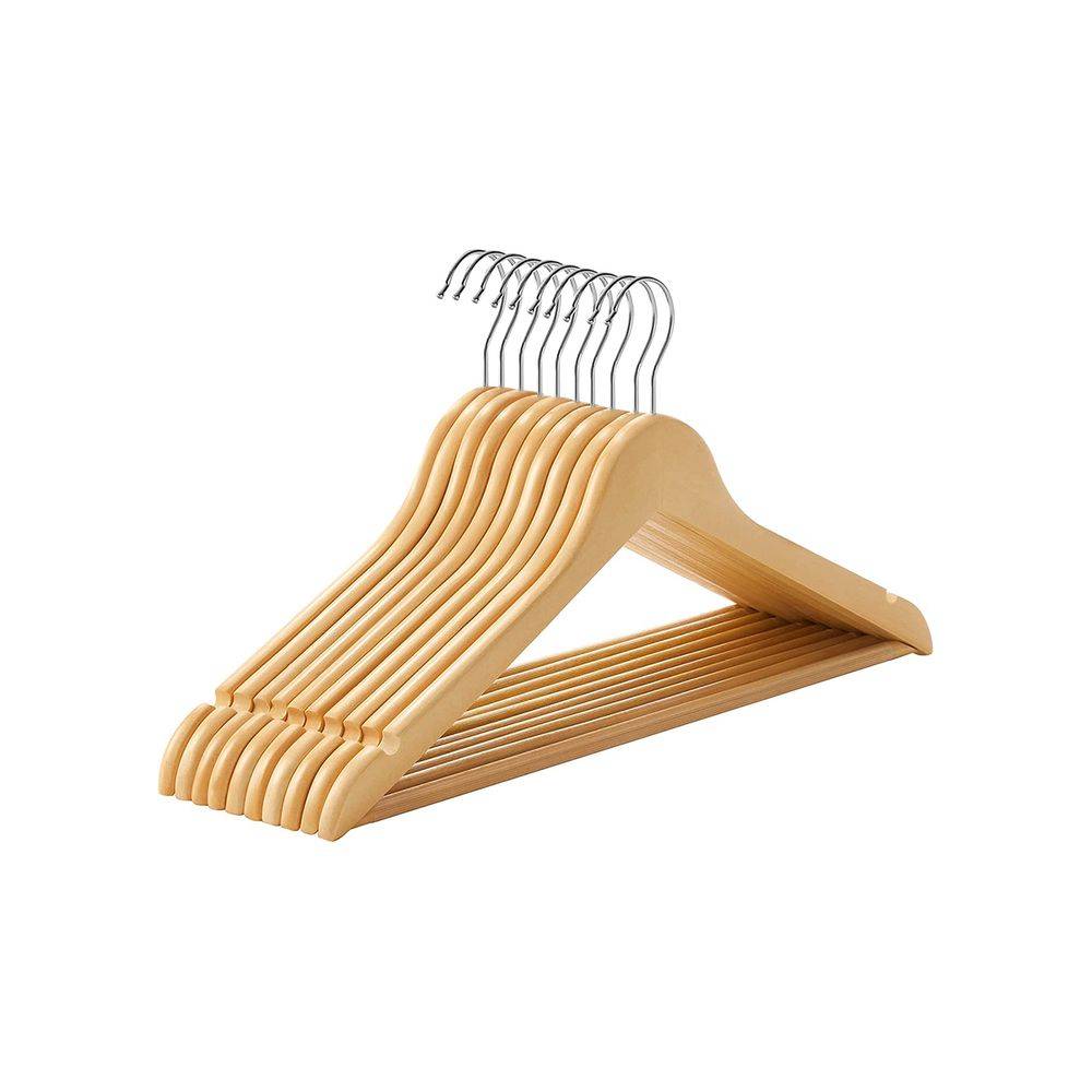 Songmics SONGMICS Kleiderbügel Holz rutschfest Blitzangebot