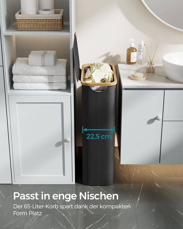 Songmics SONGMICS Wäschekorb mit Deckel 2025