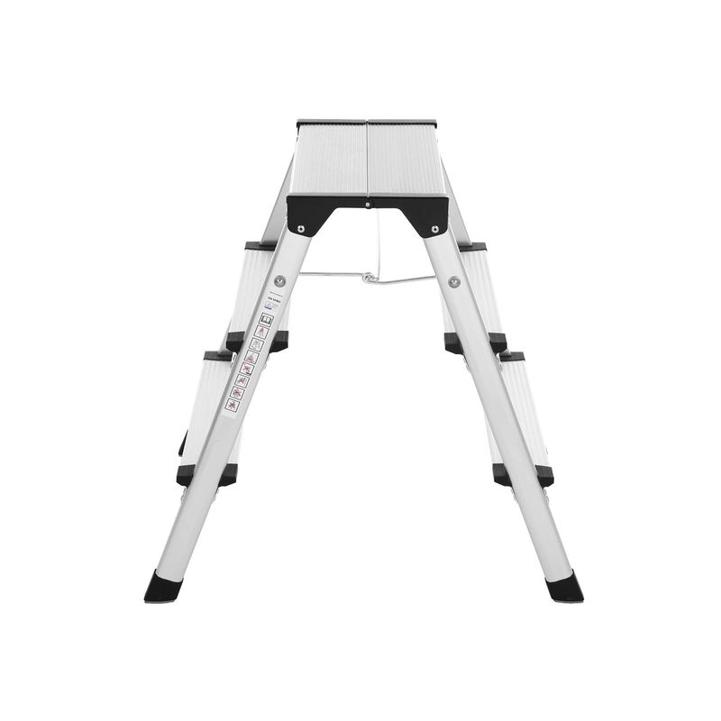 Songmics SONGMICS Aluminiumleiter mit 3 Stufen Rabatt