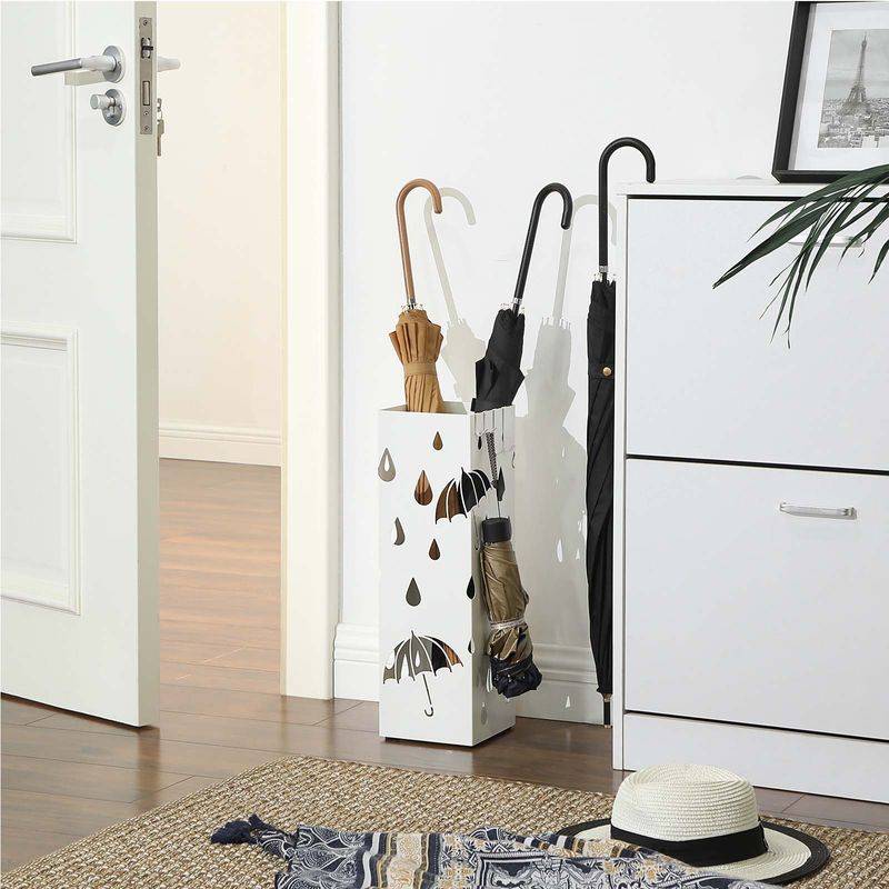 Songmics SONGMICS Regenschirmständer aus Metall mit Haken Zeitlich begrenztes Angebot