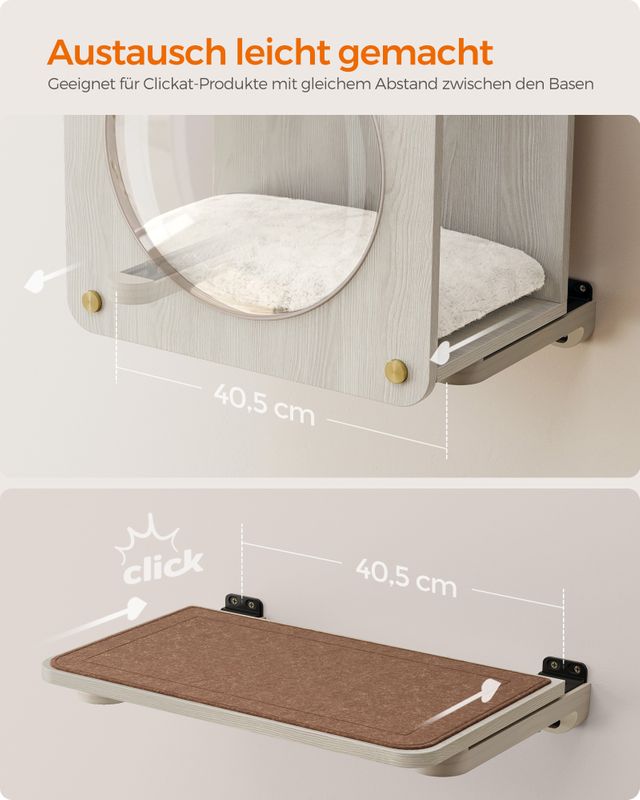 Songmics Clickat Kollektion - Nr. 010 Katzenhöhle zur Wandmontage Saisonschlussverkauf