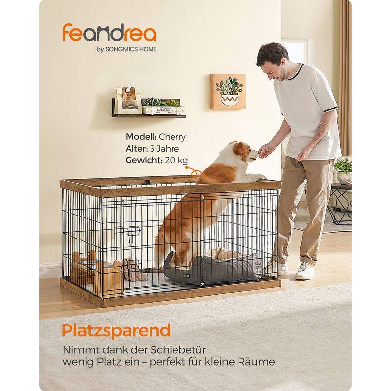 Songmics Feandrea Freilaufgehege mit Stahl-Gitter Top Angebot