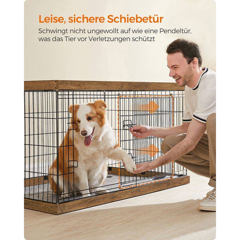 Songmics Feandrea Freilaufgehege mit Stahl-Gitter Top Angebot
