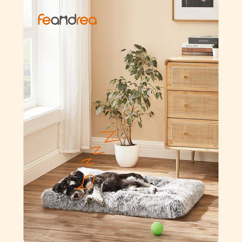 Songmics Feandrea Hundebett tragbar und maschinenwaschbar mit langem Plüsch Tiefpreis