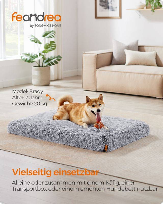 Songmics Feandrea Hundebett mit Noppenschaumstoff gepolstert Begrenzte Freigabe