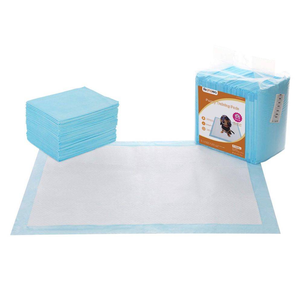 Songmics Feandrea Welpen-Hygienepads 60 x 90 cm 55 Stk 50% Rabatt mit kostenlosem Versand
