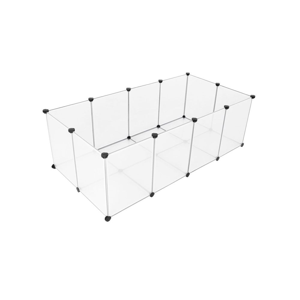 Songmics SONGMICS Freigehege aus Kunststoff mit Bodenplatten Clearance-Verkauf
