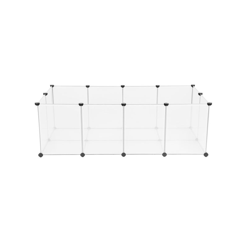 Songmics SONGMICS Freigehege aus Kunststoff mit Bodenplatten Clearance-Verkauf