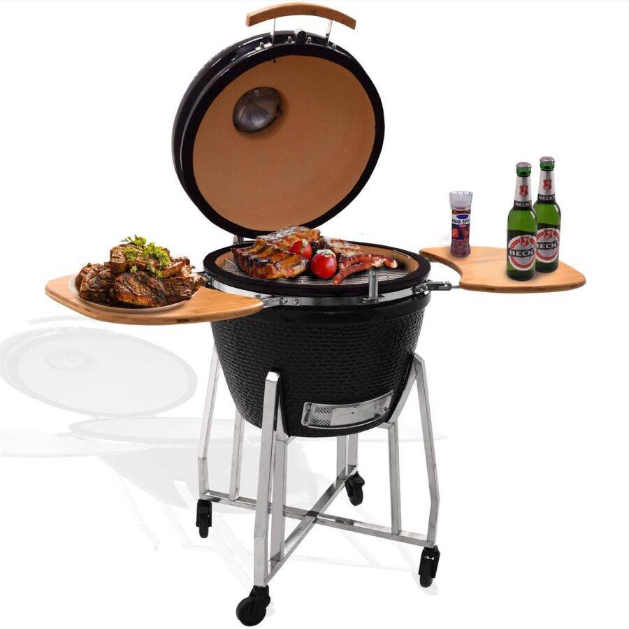 Syntrox Germany Kamado Grill Keramikgrill Kugelgrill Barbecue-Grill Außengrill