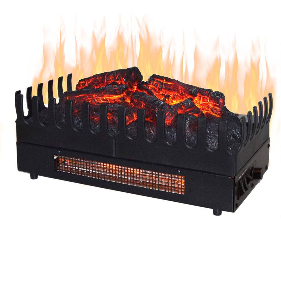 Syntrox Germany Kamineinsatz elektrisch mit Flammeneffekt Fangy Heizfunktion Kaminfeuer