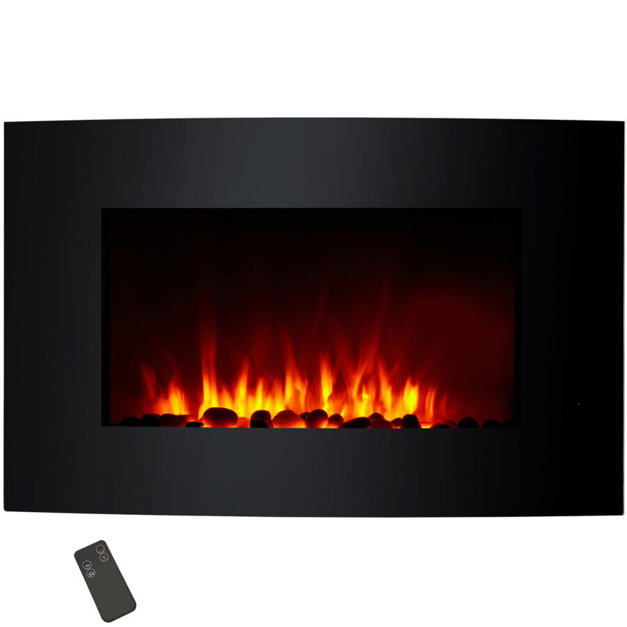 Syntrox Germany Wandkamin Dulasu Elektrokamin Wand Wandkaminofen Kamin hängend