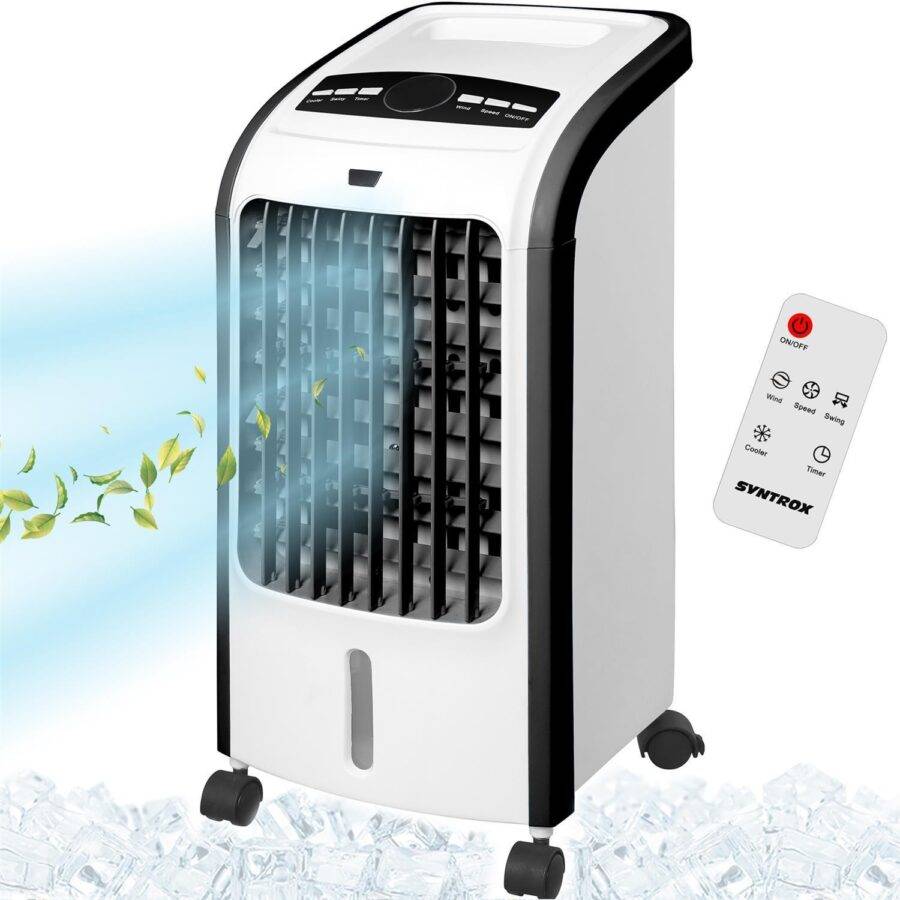 Syntrox Germany Mobiles Klimagerät Air Luftkühler mit Wasser Verdunstungskühler