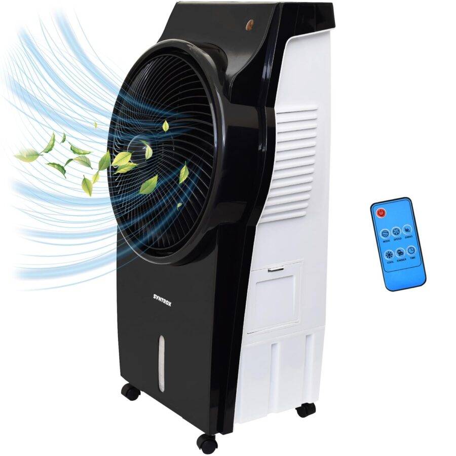 Syntrox Germany Verdunstungskühler Wasser gekühlt Blowy Ventilator Wasserkühler