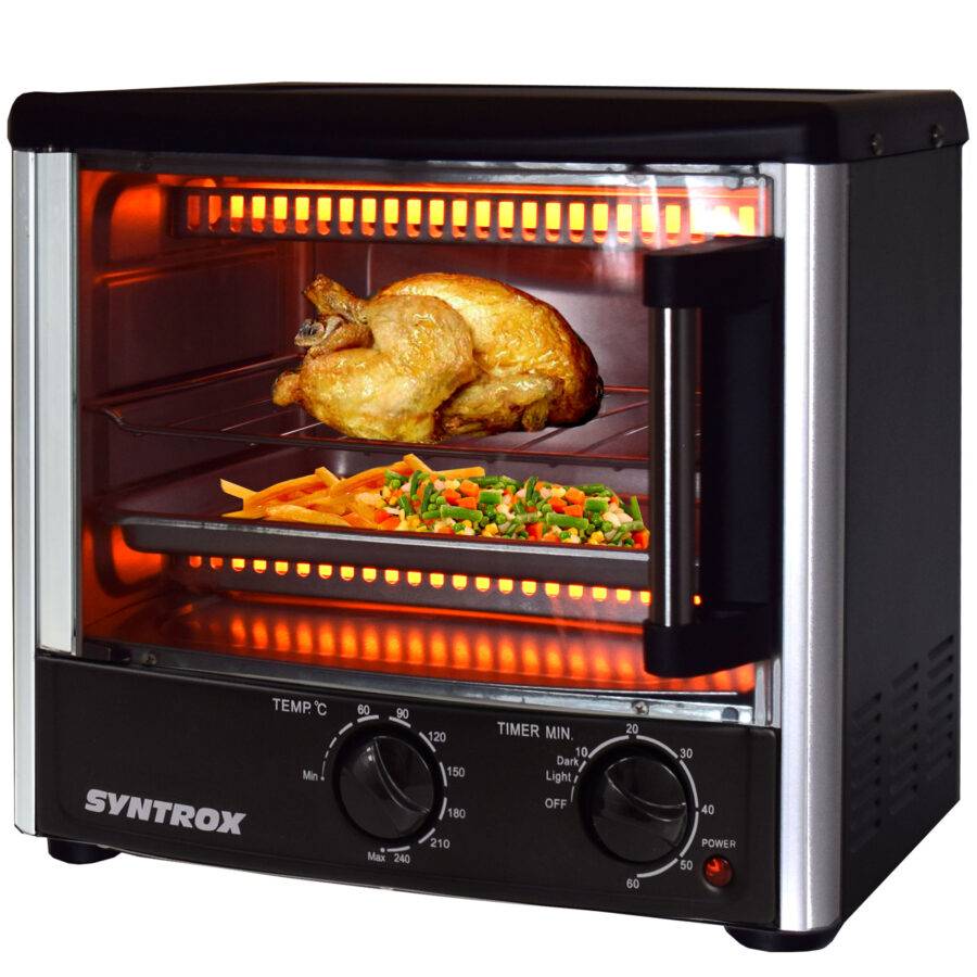 Syntrox Germany 14 l Kleiner Mini Backofen Sossos Miniofen Pizzaofen Pizzabackofen