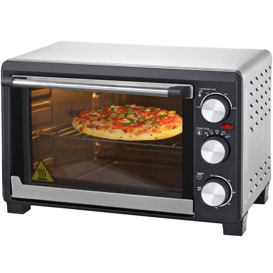Syntrox Germany 18 l Kleiner Mini Backofen Bokabu Miniofen Pizzaofen Pizzabackofen