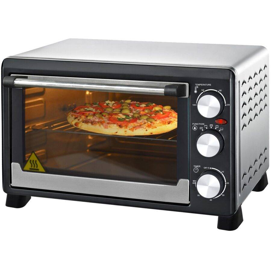 Syntrox Germany 23 l Kleiner Mini Backofen Safago Miniofen Pizzaofen Pizzabackofen