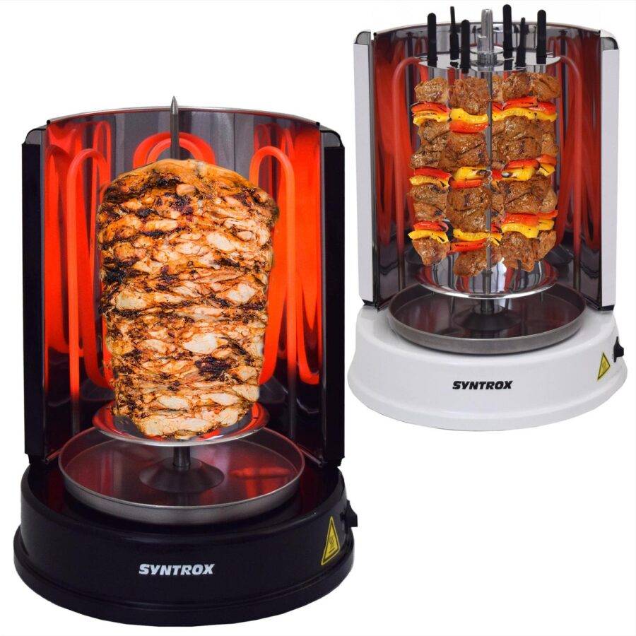Syntrox Germany Rotisserie Jalos Hähnchengrill |Schaschlikgrill Dönergrill Fischgrill