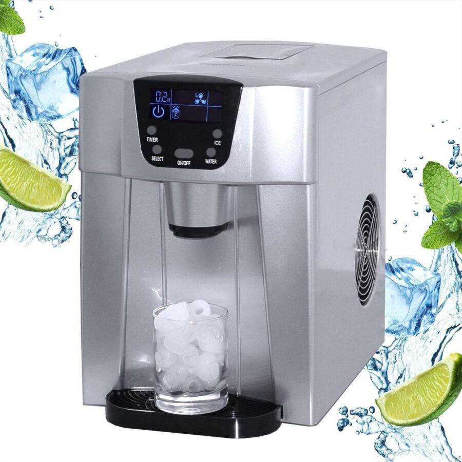 Syntrox Germany Eiswürfelmaschine Plumpix Eiswürfelbereiter Maschine für Eiswürfel