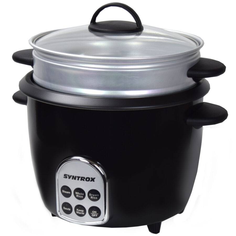 Syntrox Germany 8in1 Multikocher Schnellkochtopf Reiskocher Dampfgarer Solie