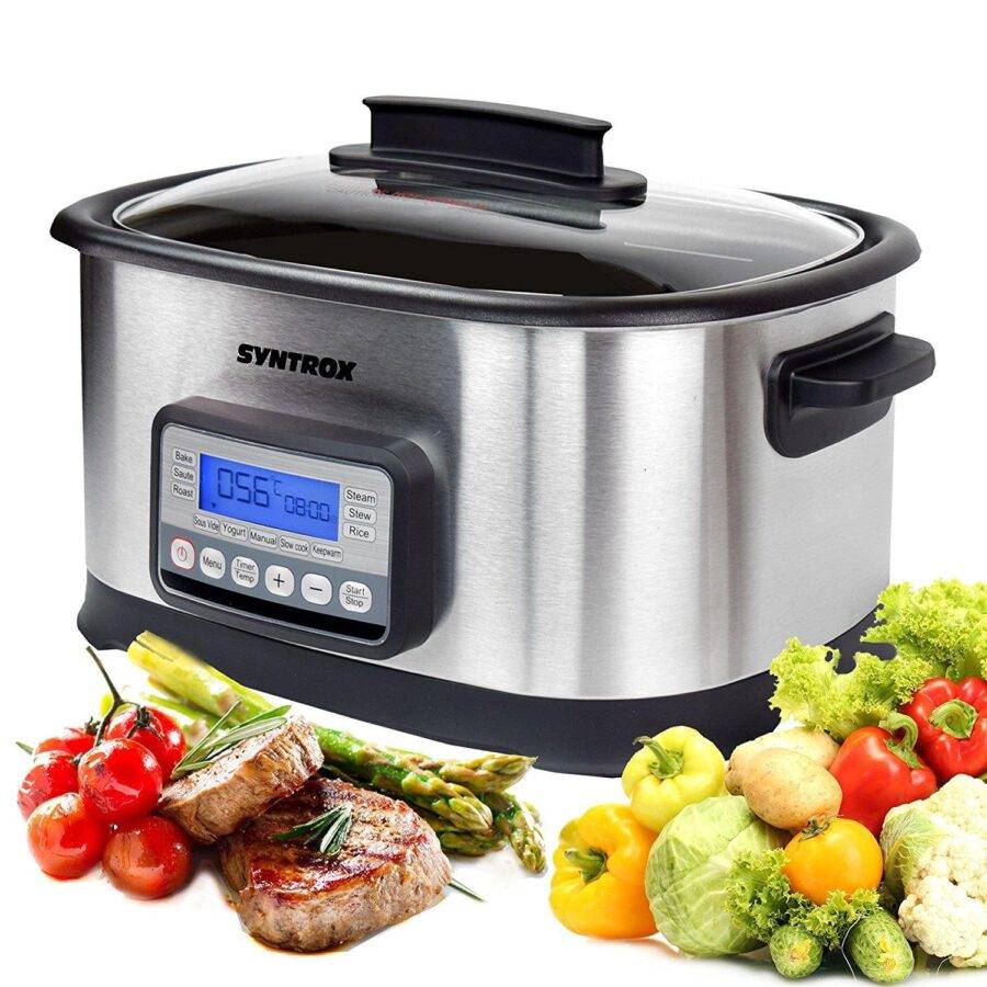 Syntrox Germany 16 in1 Sous Vide Garer Kocher Krossox Multikocher Vakuumgarer