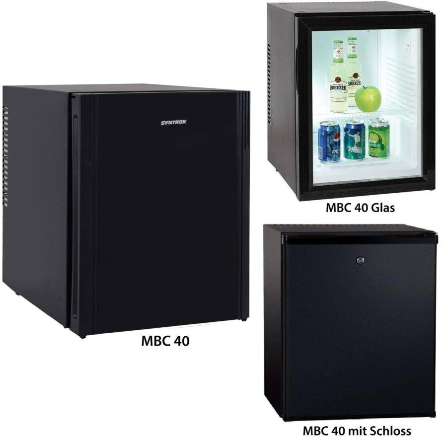 Syntrox Germany 40 l Kleiner Mini Kühlschrank lautlos Bharan Barkühlschrank geräuchlos